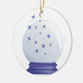 Kristallball Keramik Ornament (Links)