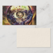 Kristallball Visitenkarte (Vorne/Hinten)