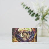 Kristallball Visitenkarte (Stehend Vorderseite)