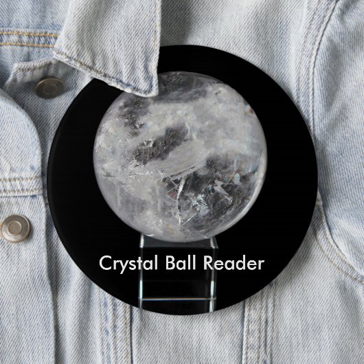 Kristallballknopf Button (Beispiel)