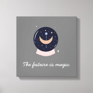 Kristallballpsychisch Leinwanddruck