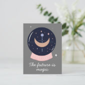 Kristallballpsychisch Postkarte (Stehend Vorderseite)