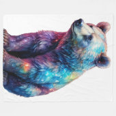 Kristallbär Fleecedecke (Vorderseite (Horizontal))