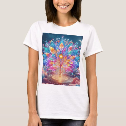 Kristallbaum T-Shirt (Vorderseite)