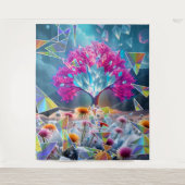 Kristallbaum Wandteppich (Vorderseite)