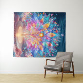 Kristallbaum Wandteppich (Beispiel (Horizontal))