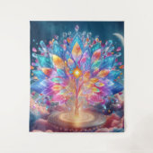 Kristallbaum Wandteppich (Vorderseite)