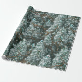 Kristallbäume mit nachblühendem Roots Wrapping Pap Geschenkpapier (Ungerollt)