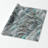 Kristallbäume und Gebirgswackelpapier Geschenkpapier (Ungerollt)