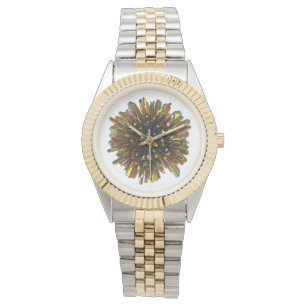 Kristallbereich *~* Männer Goldfarbmetallisch Armbanduhr