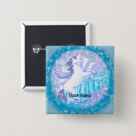 Kristallberg Pegasus Button (Vorne & Hinten)