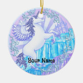 Kristallberg Pegasus Keramik Ornament (Vorne)