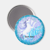 Kristallberg Pegasus Magnet (Vorderseite/Rückseite)