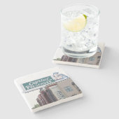 Kristallbewahrer Untersetzer, New Orleans Steinuntersetzer (Seitenansicht)