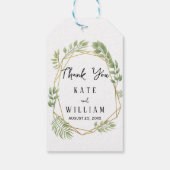 Kristallblätterblätterblätterblätterung dank Gesch Geschenkanhänger (Rückseite)