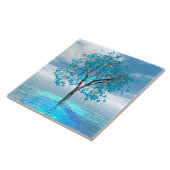 Kristallblauer Baum Fliese (Seite)