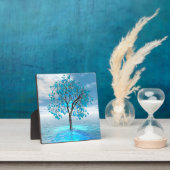 Kristallblauer Baum Fotoplatte (InSitu)