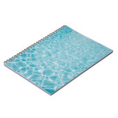 Kristallblaues Wasser Notizblock (Linke Seite)