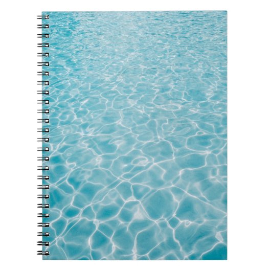 Kristallblaues Wasser Notizblock (Vorderseite)