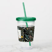 Kristallblooms: Anpassbar Acryltrinkbecher (Links)