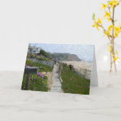 "Kristallbucht-Gehweg-" Mitteilungskarten (Gelbe Blume)