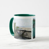 "Kristallbuchtshack-" Tasse (Vorderseite Links)