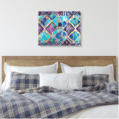 Kristalldiamanten abstrakte Leinwand (Insitu (Schlafzimmer))
