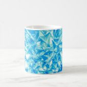 Kristalldreieck, 3D gerenderter Hintergrund. Kaffeetasse (Mittel)