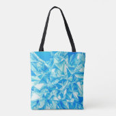 Kristalldreieck, 3D gerenderter Hintergrund. Tasche (Rückseite)