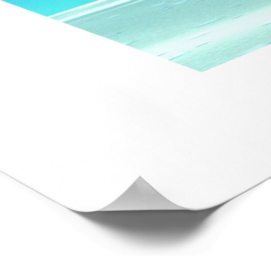 KRISTALLDRUCK POSTER (Ecke)