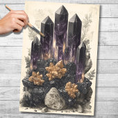 Kristalle 2 Dekoupage Paper Seidenpapier