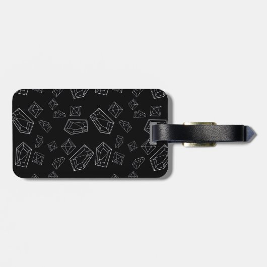 Kristalle Gepäckanhänger (Rückseite horizontal)