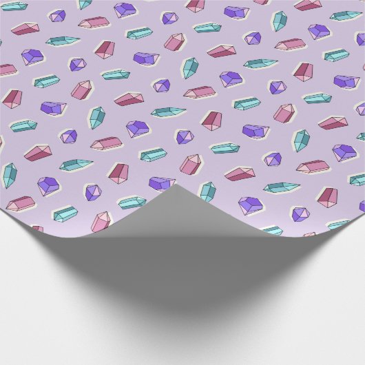 Kristalle Geschenkpapier (Ecke)