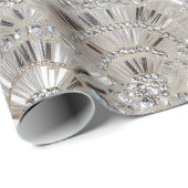 Kristalle Geschenkpapier (Rolleneckpunkt)