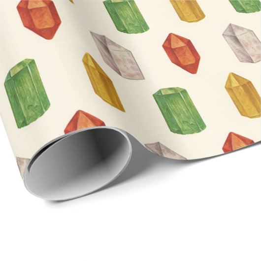 Kristalle Geschenkpapier (Rolleneckpunkt)