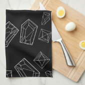 Kristalle Geschirrtuch (Viertel Falte)