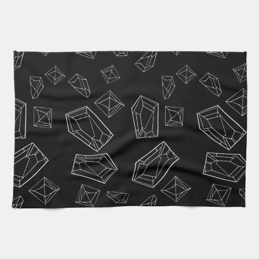 Kristalle Geschirrtuch (Horizontal)