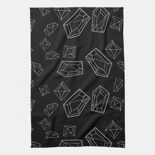 Kristalle Geschirrtuch (Vertikal)