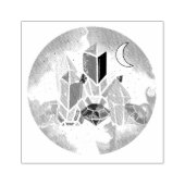 Kristalle Gummistempel (Prägung)