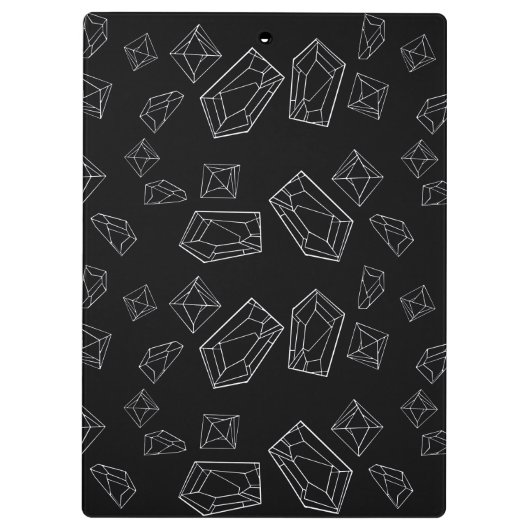 Kristalle Klemmbrett (Rückseite)