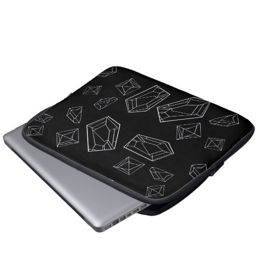 Kristalle Laptopschutzhülle (Vorne Knopf)