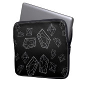 Kristalle Laptopschutzhülle (Vorderseite Links)