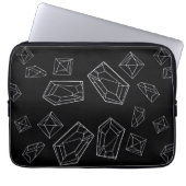 Kristalle Laptopschutzhülle (Vorderseite)