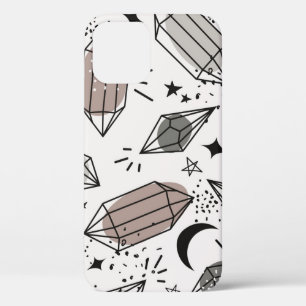 Kristalle, Mond, Sterne, überlappendes Design. Case-Mate iPhone Hülle
