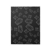 Kristalle Notizblock (Rotiert)