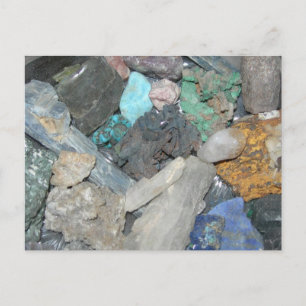 Kristalle Postkarte