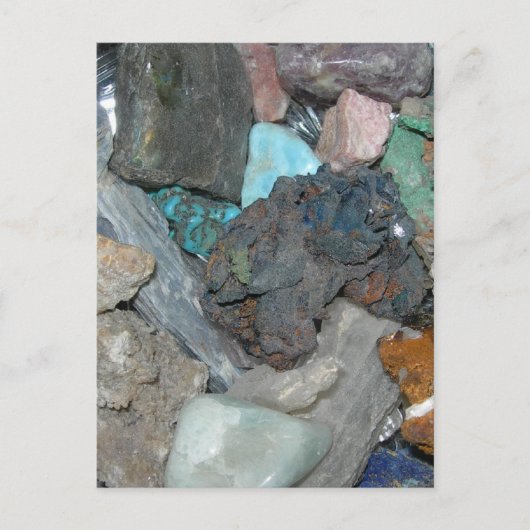Kristalle Postkarte (Vorderseite)