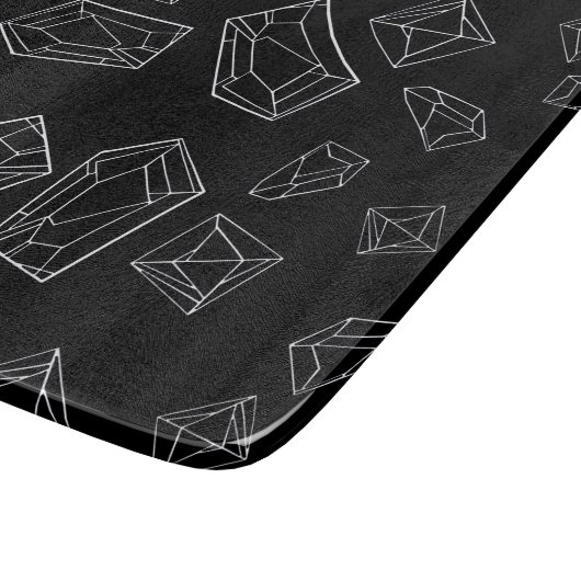 Kristalle Schneidebrett (Ecke)