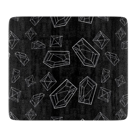 Kristalle Schneidebrett (Vorderseite)