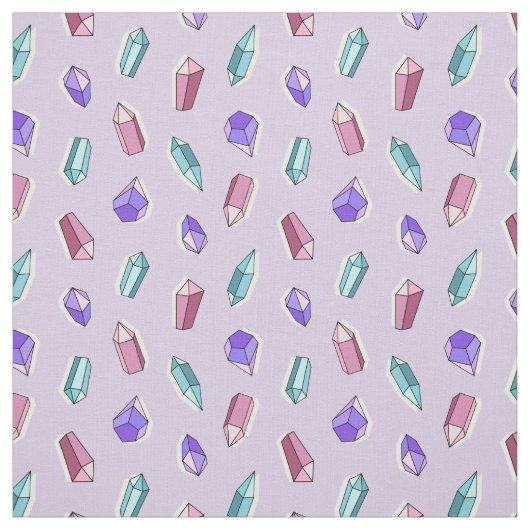 Kristalle Stoff (Muster)